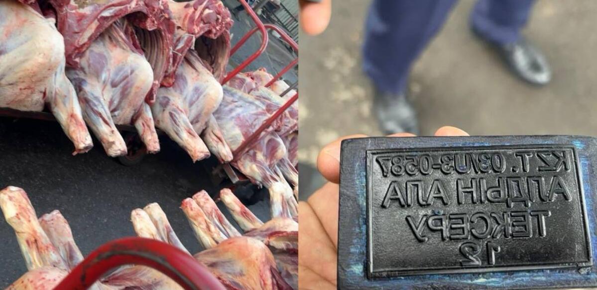 Продажу мяса с поддельными ветпечатями выявили на одном из рынков Астаны