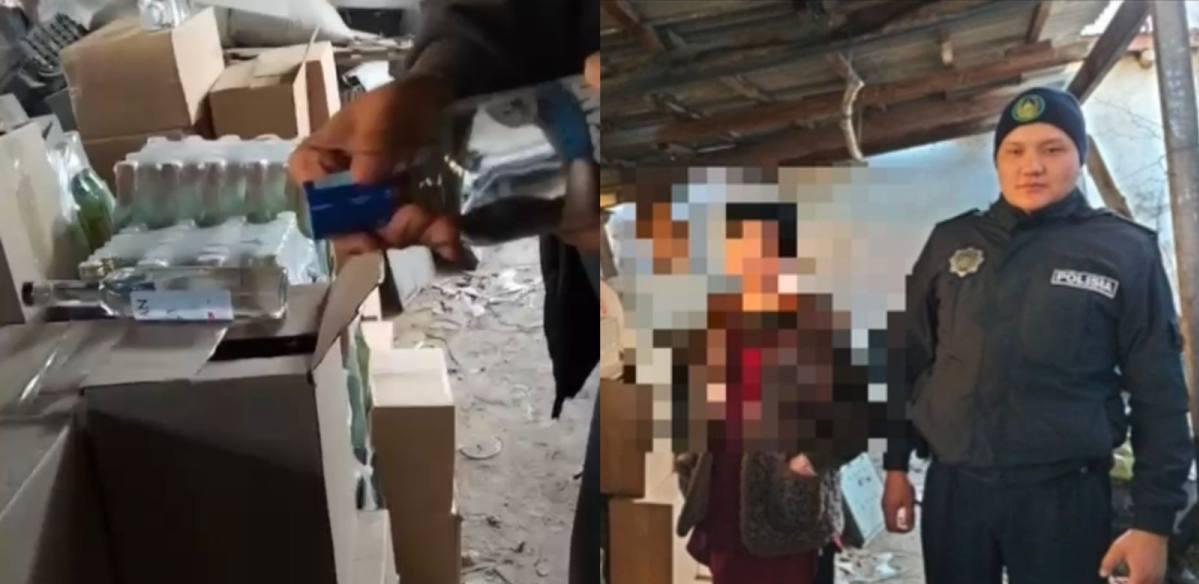 Крупную партию водки без акцизов нашли в сарае жителя Жетысу
