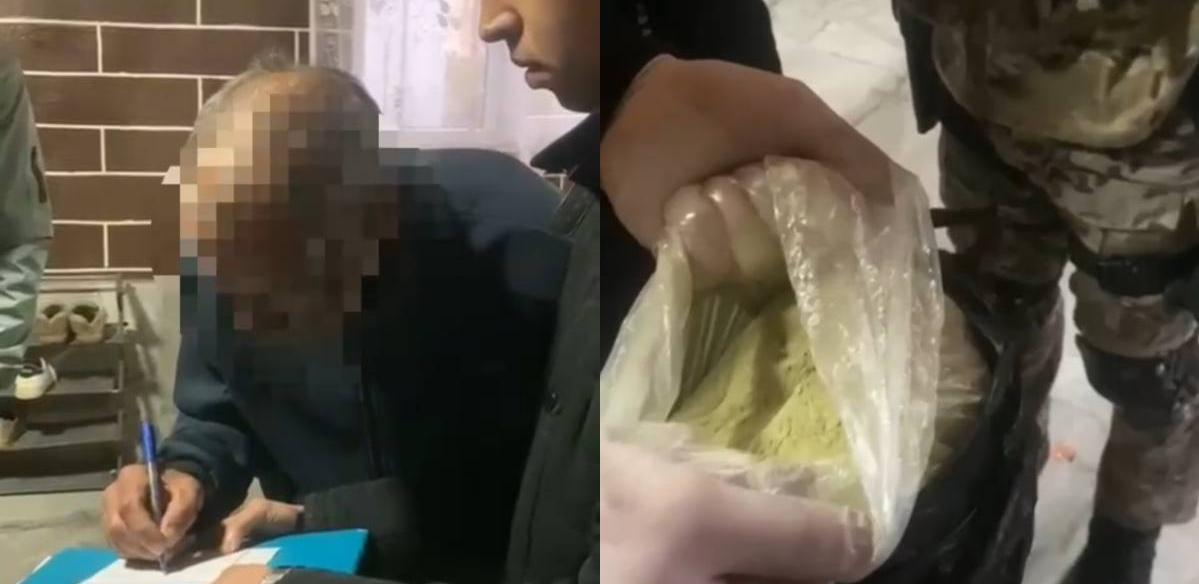 Мужчину задержали за хранение крупной партии гашиша в Шу