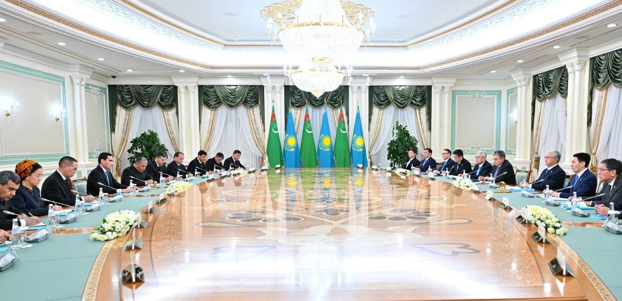 Токаев: визит президента Туркменистана откроет новую страницу
