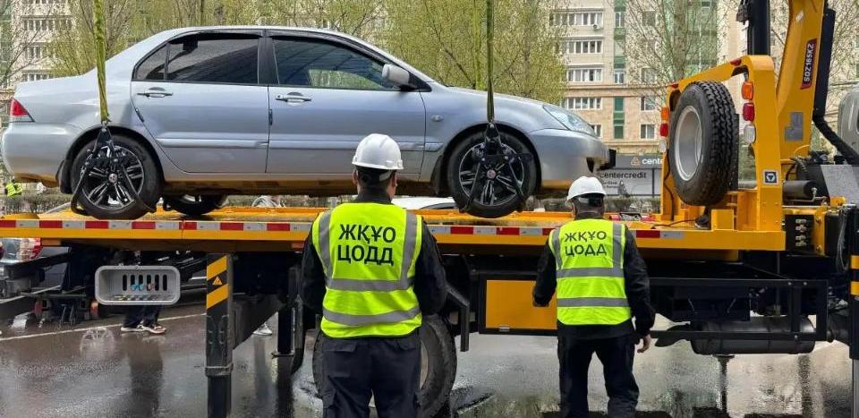 Эвакуация автомобилей в Астане стала платной 