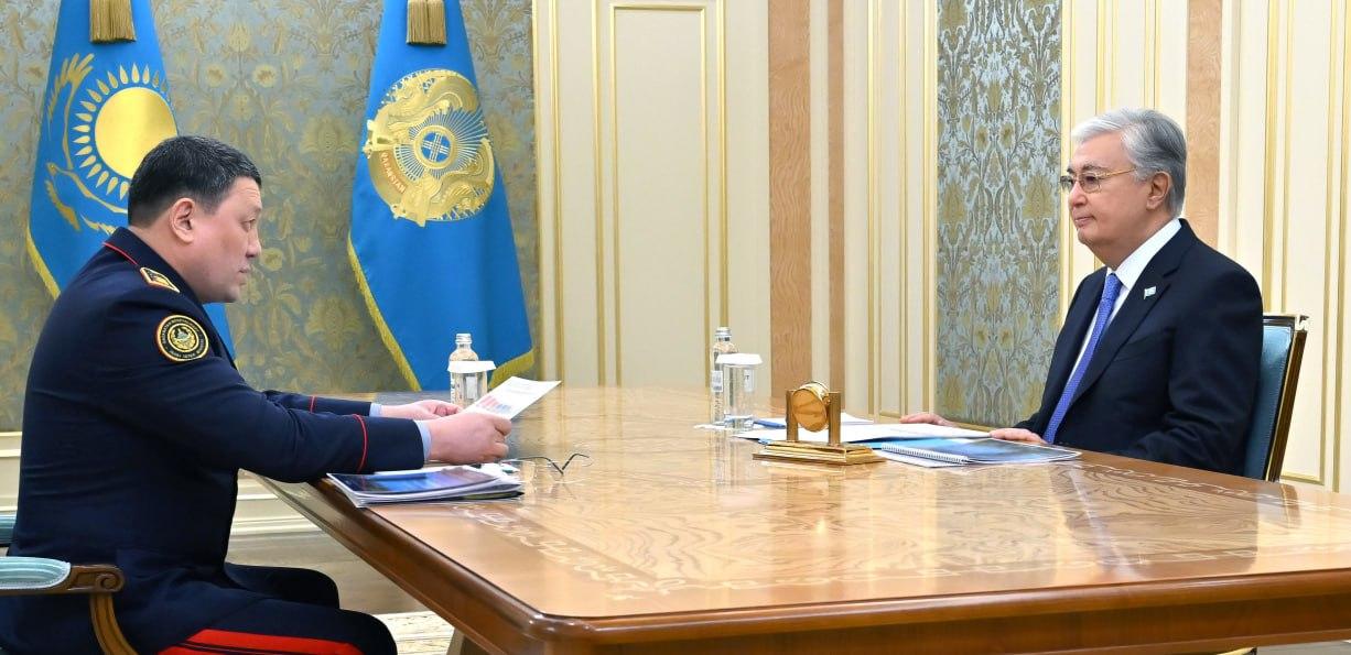 Токаев дал поручения министру МВД 