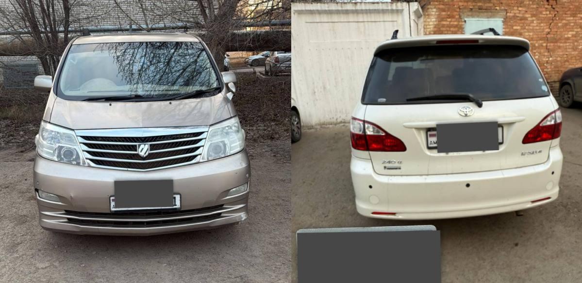 Два авто с одинаковыми госномерами выявили в Уральске