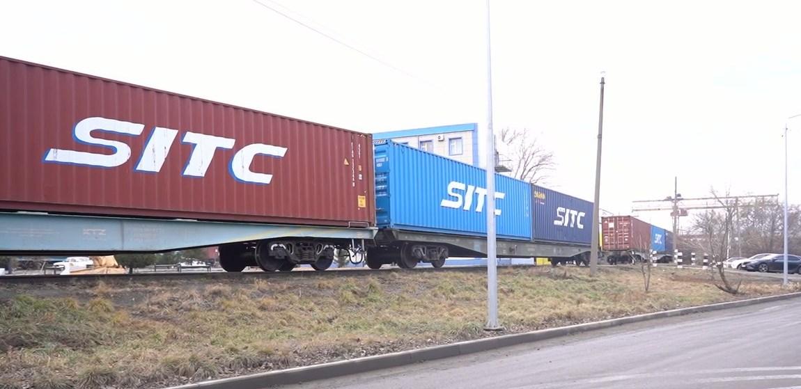 Новый график ввели для грузоотправителей контейнерных поездов в Костане