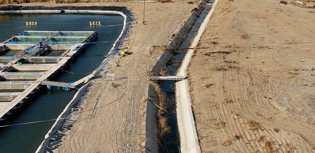 Работы по бетонированию канала «Найман» завершили 