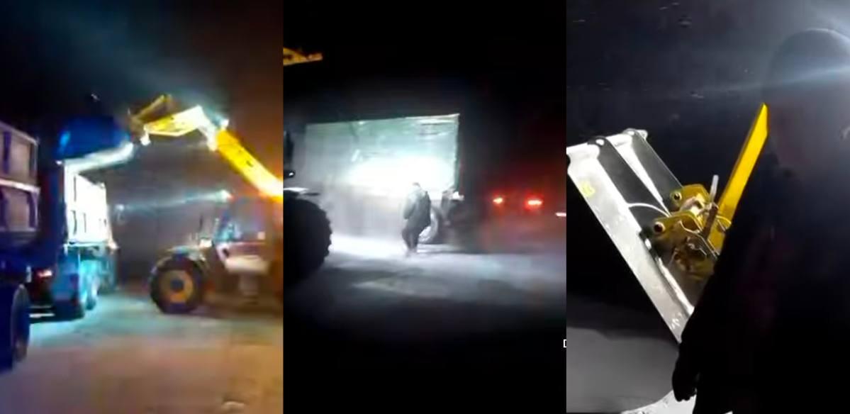 Опрокидывание прицепа с ячменем привело к затору на трассе в СКО