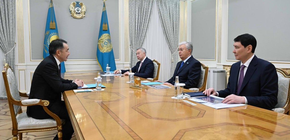 Бакытжан Сагинтаев рассказал Токаеву о деятельности ЕЭК
