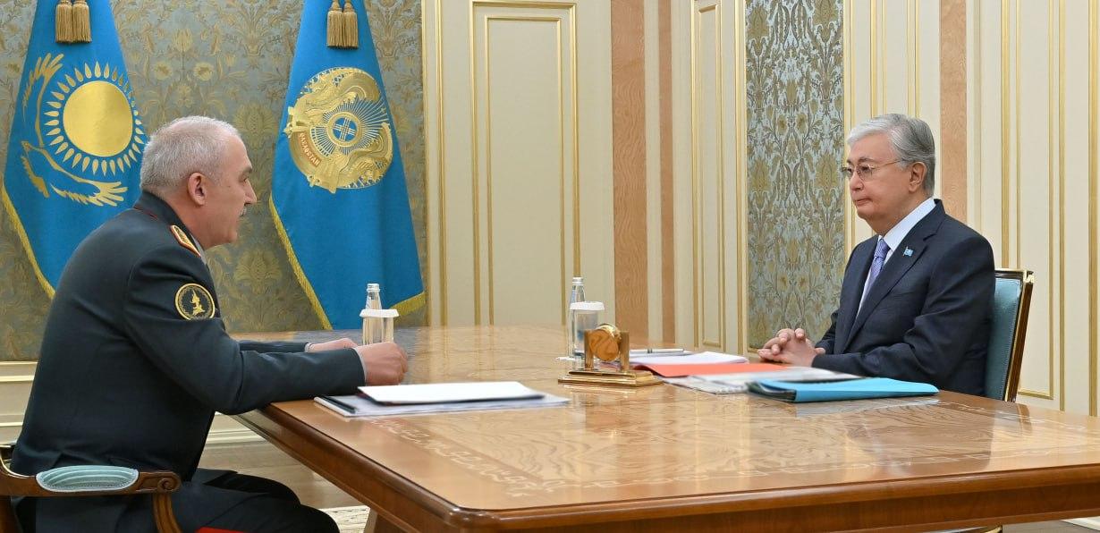 Минобороны доложил Токаеву о поступлении новых образцов техники