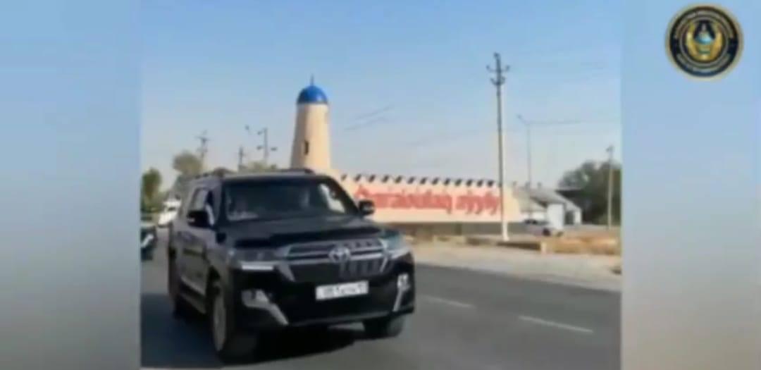 Кортеж нарушил ПДД в Туркестанской области: изъяты дорогие авто 
