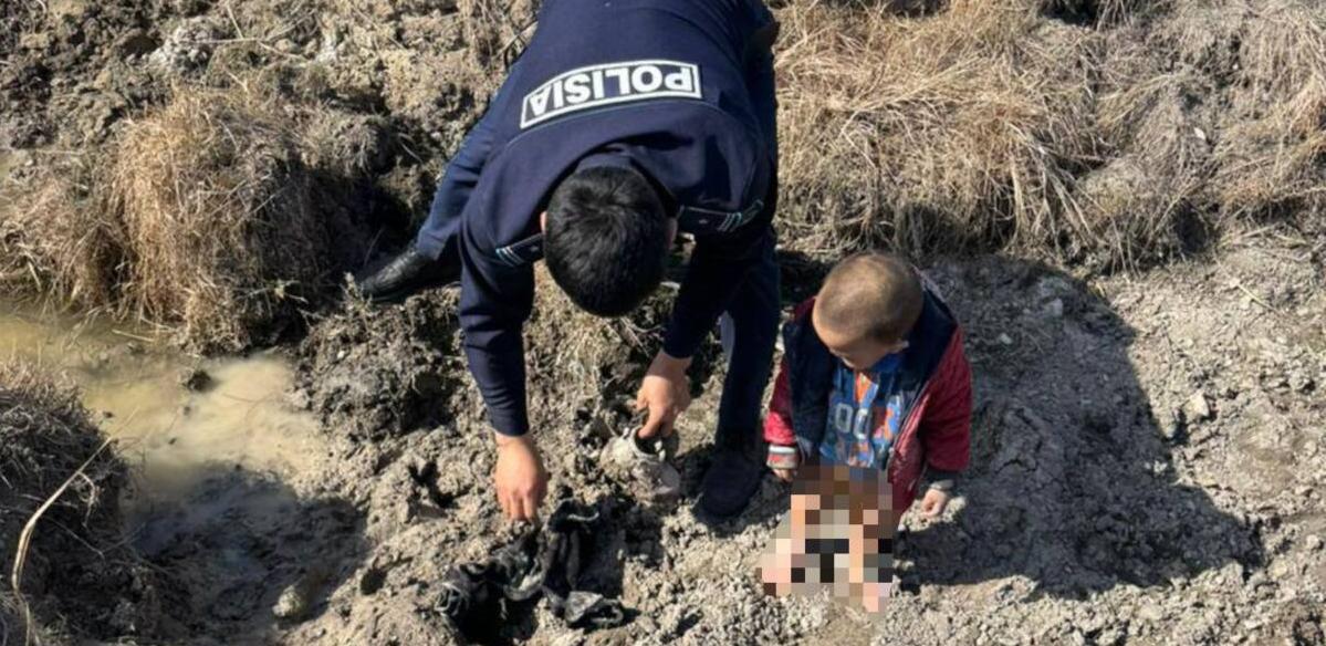 Трехлетнего ребенка нашли посреди степи в области Абай