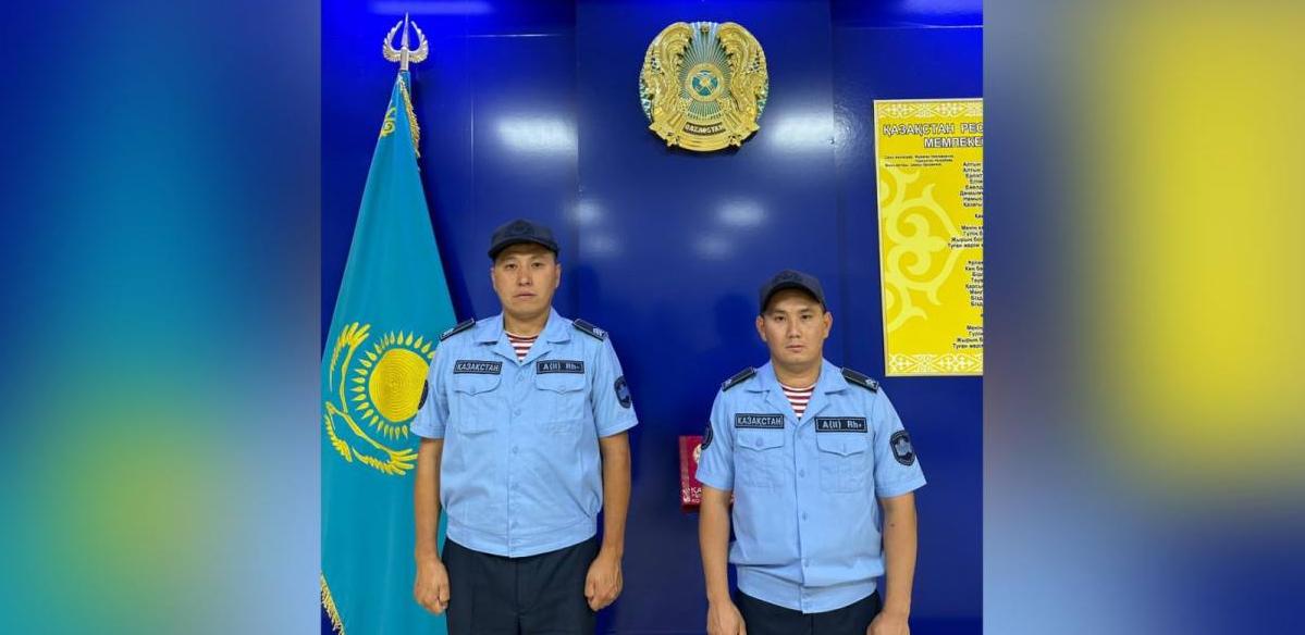 Гвардейцы спасли тонущего в реке мужчину в Кызылорде
