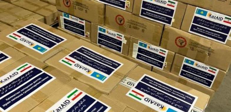 Казахстан отправил Ирану гуманитарную помощь