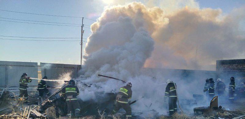 Спасатели предотвратили возможный взрыв в Сатпаеве