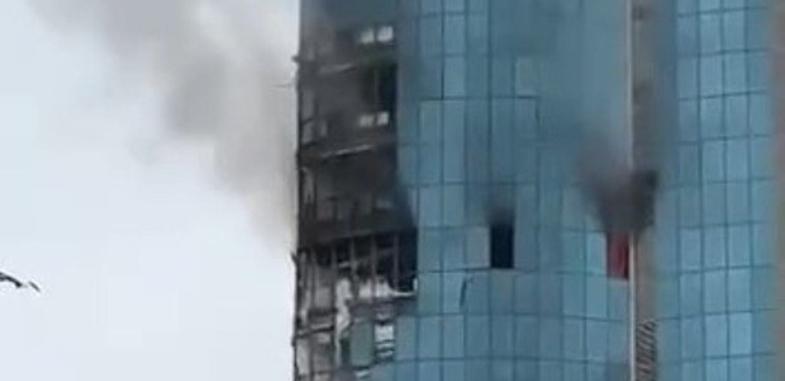 Беспилотник ВСУ врезался в «Грозный-Сити»