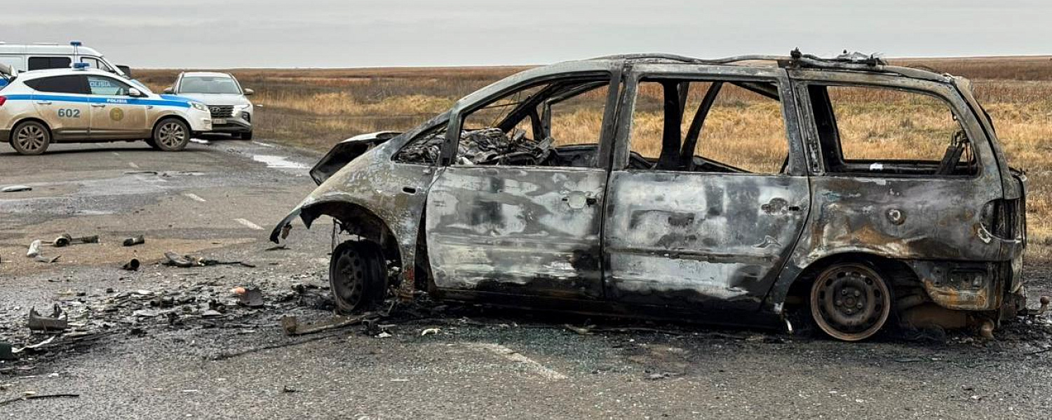 8 человек погибли в аварии на трассе ЗКО