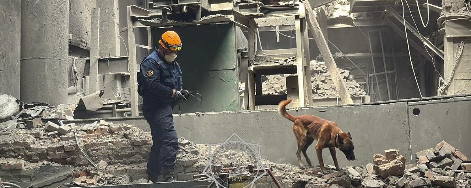 Появились первые кадры с места взрыва в Усть-Каменогорске