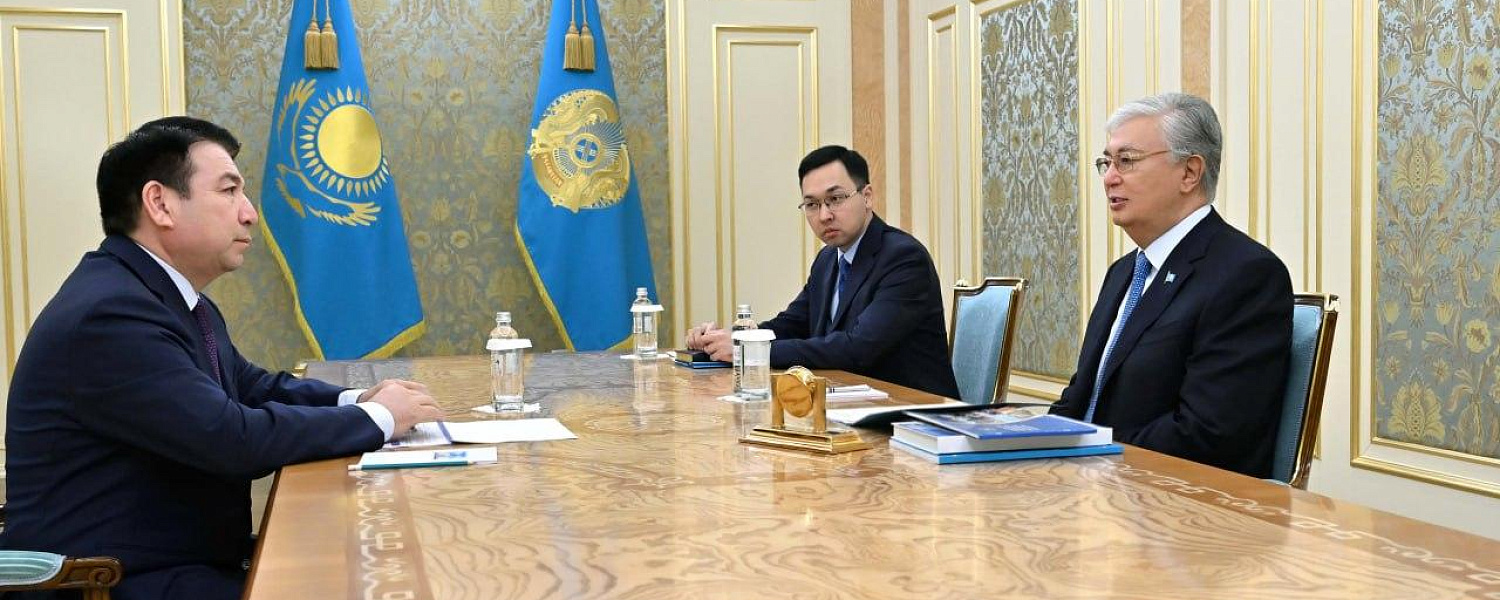 Токаев принял министра просвещения Гани Бейсембаева