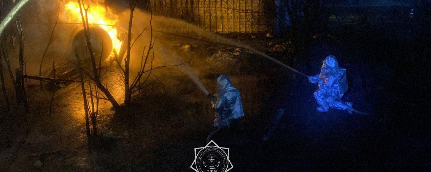 Взрыв прогремел на газовой заправке в Актобе