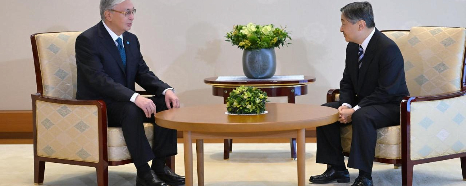 Токаев провел встречу с императором Японии 
