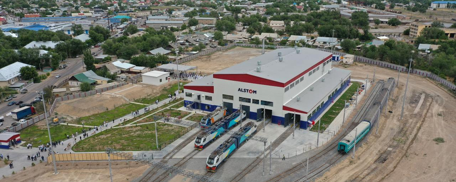 В Жамбылской области  открыли железнодорожное депо за 4 млрд тенге
