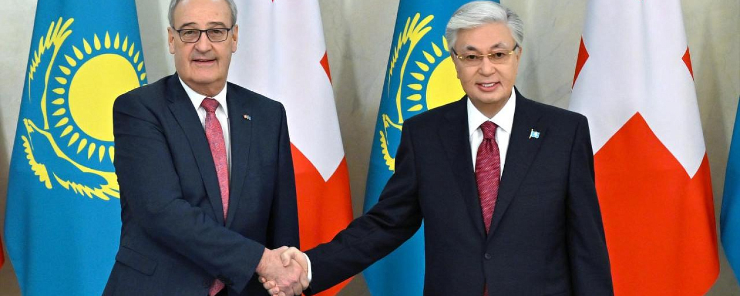 Токаев провел переговоры с вице-президентом Швейцарии