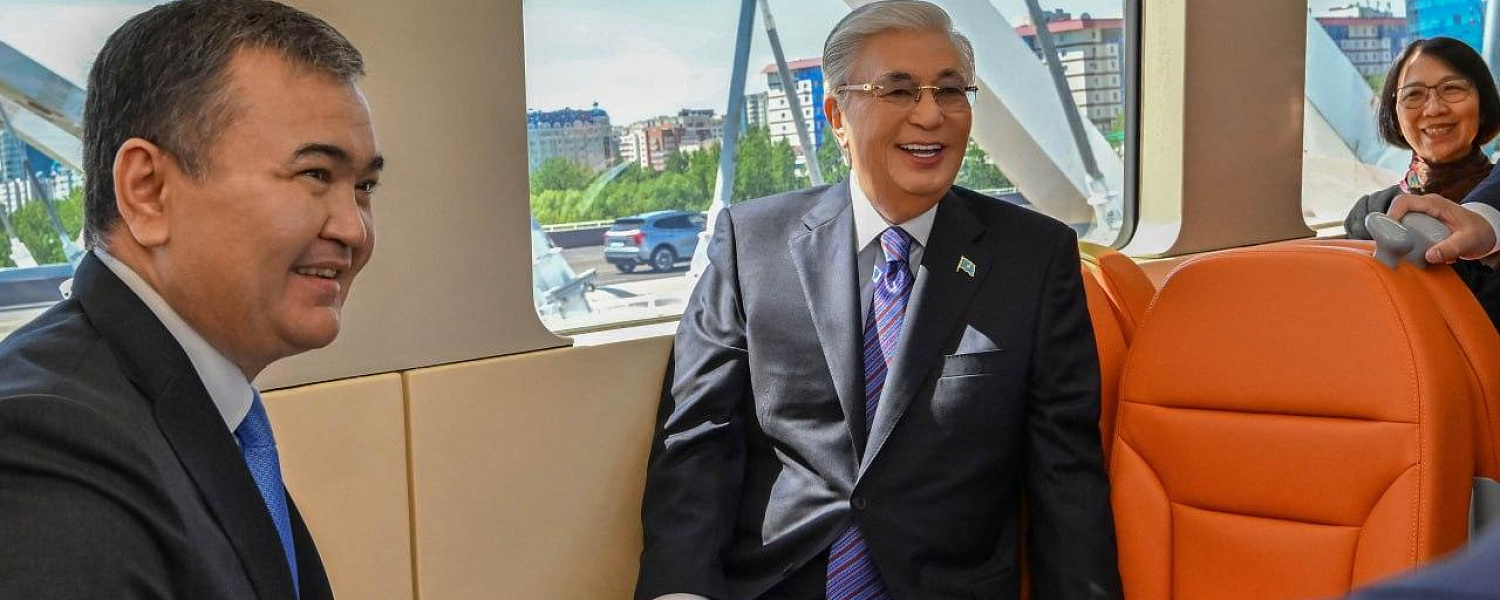 Токаев запустил работу Astana LRT
