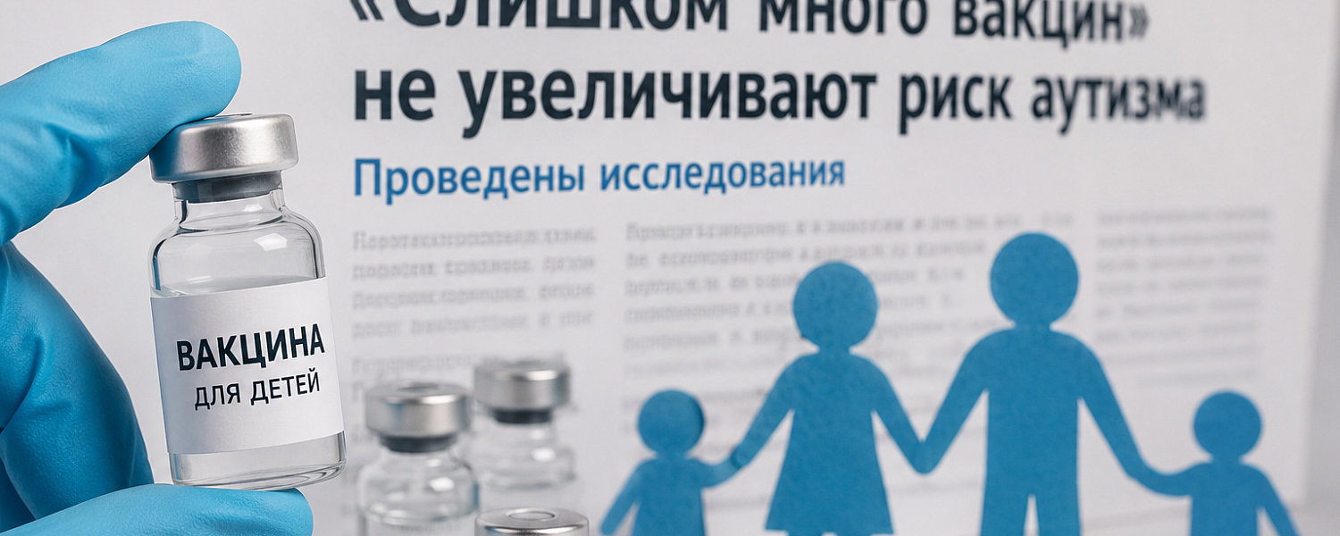 Врачи: большое количество вакцин не приводит к аутизму