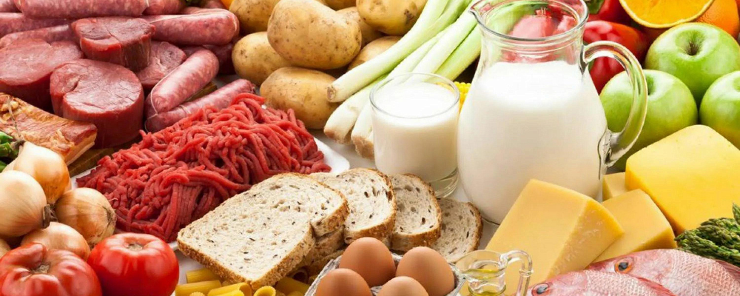По каким продуктам питания в Казахстане обеспеченность составляет 80-100%