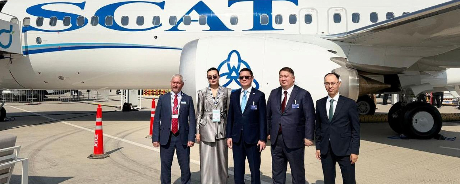 Казахстан презентовал новое воздушное судно на Dubai AirShow