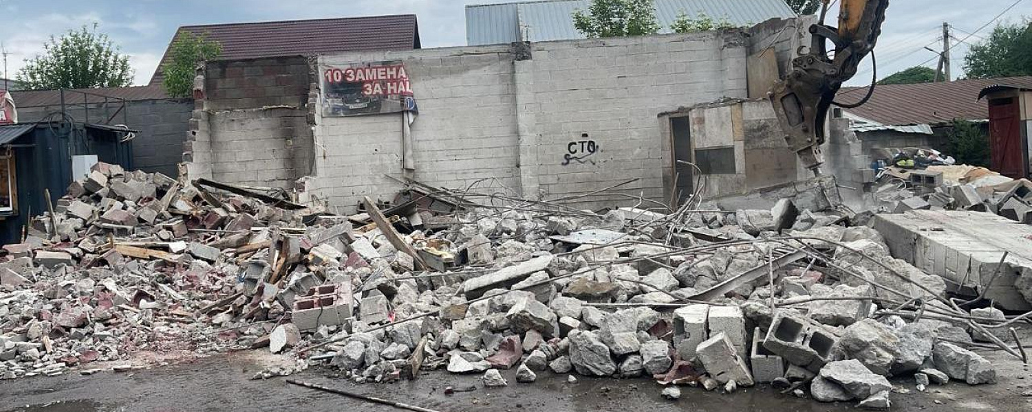 Аким Алматы потребовал разобраться с незаконными торговыми объектами