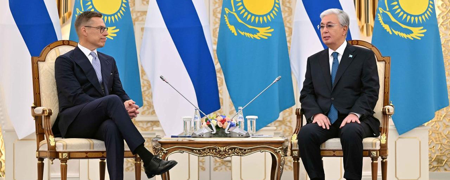 Токаев провел переговоры с президентом Финляндии